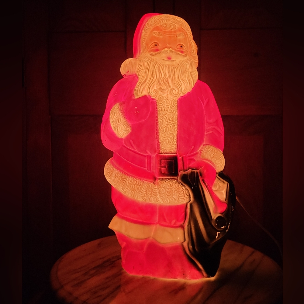 Vintage Santa Claus Light-Up Decoration - Picture 1 of 13